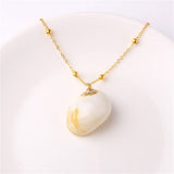 2019 Boho Conch Shells Necklace Sea Beach Shell Pendant Necklace For Women Collier Femme Shell Cowrie Summer Jewelry Bohemian