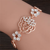 2019 New Woman Bracelets Mulitlayer Gold Chain Heart Bracelets & Bangles Charm Bracelets For Women Crystal Bracelets