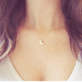 Simple Round Sequins Choker Chain Necklace Statement Women Clavicle Pendant Charm Necklace Jewelry