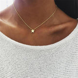 Tiny Heart Choker Necklace for Women gold Silver Chain Smalll Love Necklace Pendant on neck Bohemian Chocker Necklace Jewelry