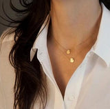 Tiny Heart Choker Necklace for Women gold Silver Chain Smalll Love Necklace Pendant on neck Bohemian Chocker Necklace Jewelry