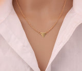 Tiny Heart Choker Necklace for Women gold Silver Chain Smalll Love Necklace Pendant on neck Bohemian Chocker Necklace Jewelry