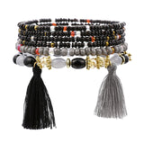 Fashion Bracelet Set Bohemian Multilayer Crystal Beads Bracelets & Bangles Charm Bracelet Jewelry For Women Gift Pulseras Mujer