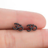 SMJEL Stainless Steel Gamepad Stud Earrings Small Black Music Note Guitar Cross Earings Punk Women Joystick Game Jewelry Brincos