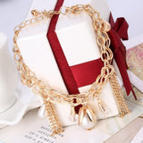 2019 New Woman Bracelets Mulitlayer Gold Chain Heart Bracelets & Bangles Charm Bracelets For Women Crystal Bracelets