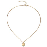 KISSWIFE Fashion Jewelry Glossy Heart Pendant Necklace Clavicle Necklace For Women Girl Gift Cute/Romantic Choker Jewelry 2019